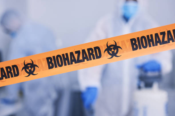 Professional Biohazard technician working in Campbell, FL